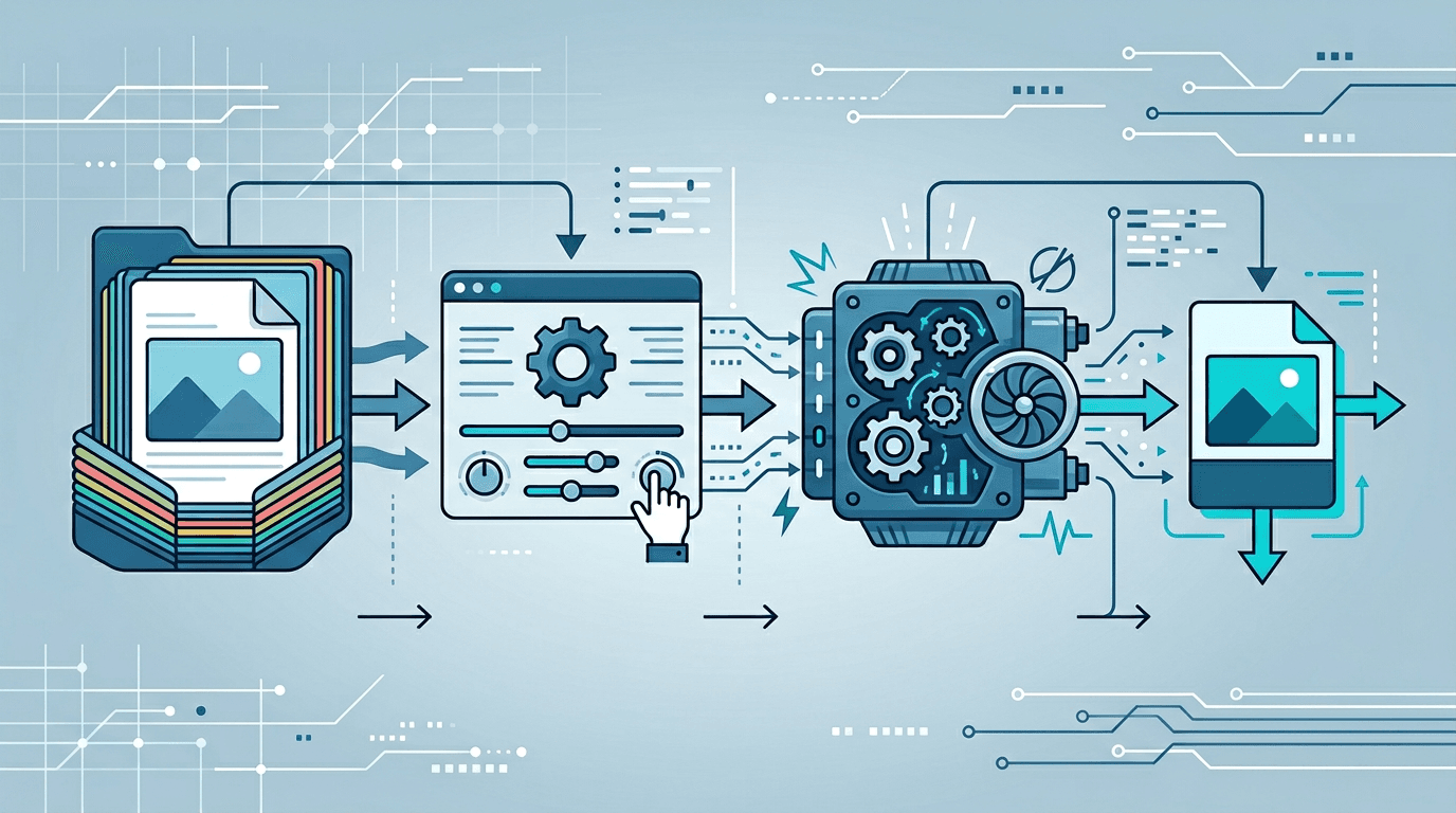 Workflow for converting TIFF files into compact AVIF images with high quality