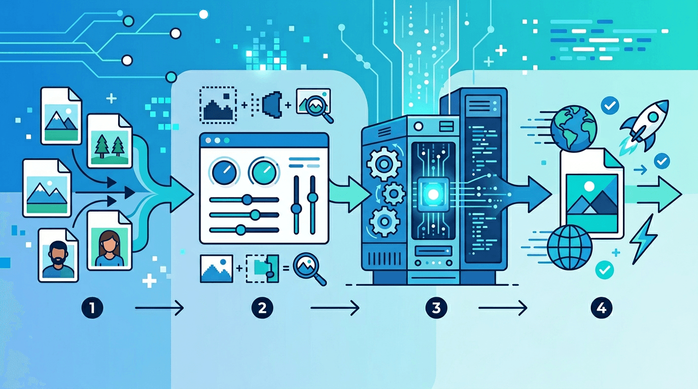 Workflow for converting JPG images into AVIF with quality and compression tuning