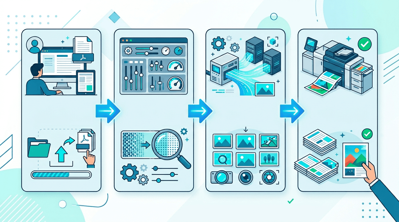 Workflow for converting PDF documents into high-resolution PNG images with DPI control