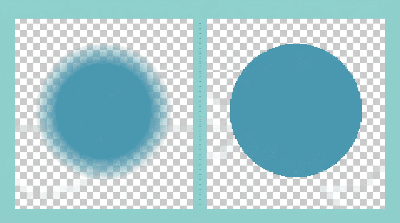 Comparison of PNG alpha transparency versus GIF binary transparency