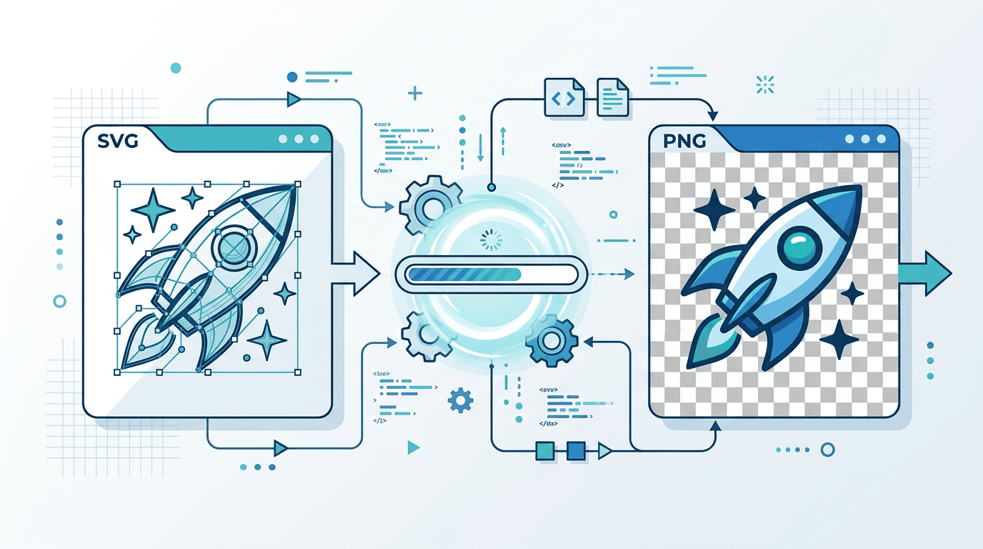 SVG to PNG with Transparent Background - Complete Guide
