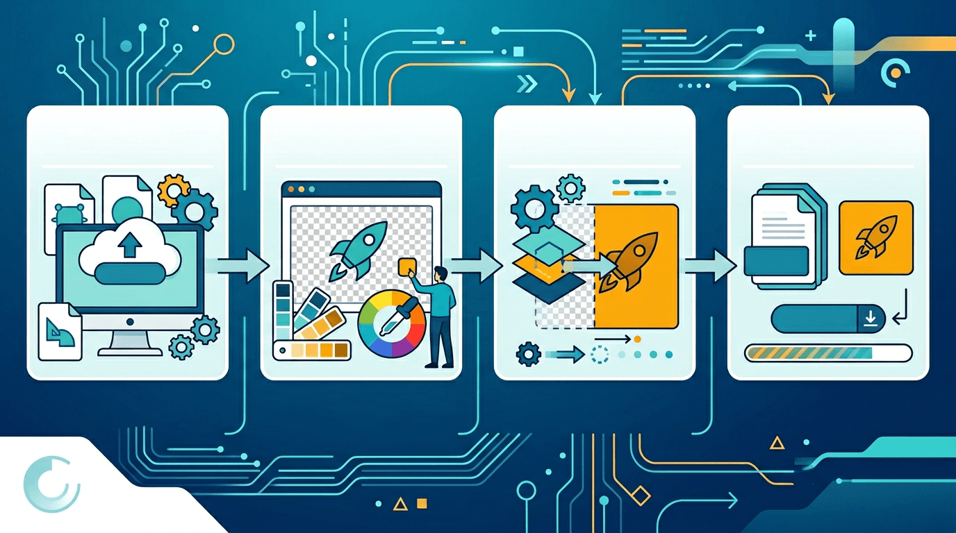 Workflow for converting an SVG graphic into JPG with a chosen background color